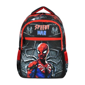 Waddell Speedy Man Desenli İlkokul Çantası Beslenme Çantalı 25207