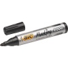 Bic Marker Siyah 2000 Yuvarlak Uçlu Permanent Markör 12li Kutu