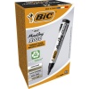 Bic Marker Siyah 2000 Yuvarlak Uçlu Permanent Markör 12li Kutu