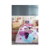 Özdilek Minnie Mouse Happy Tek Kişilik Lisanslı Lastikli Çarşaf Çocuk Nevresim Takımı 0475