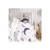 Özdilek Ranforce Bebek Nevresim Takımı Cute Space Krem 9522