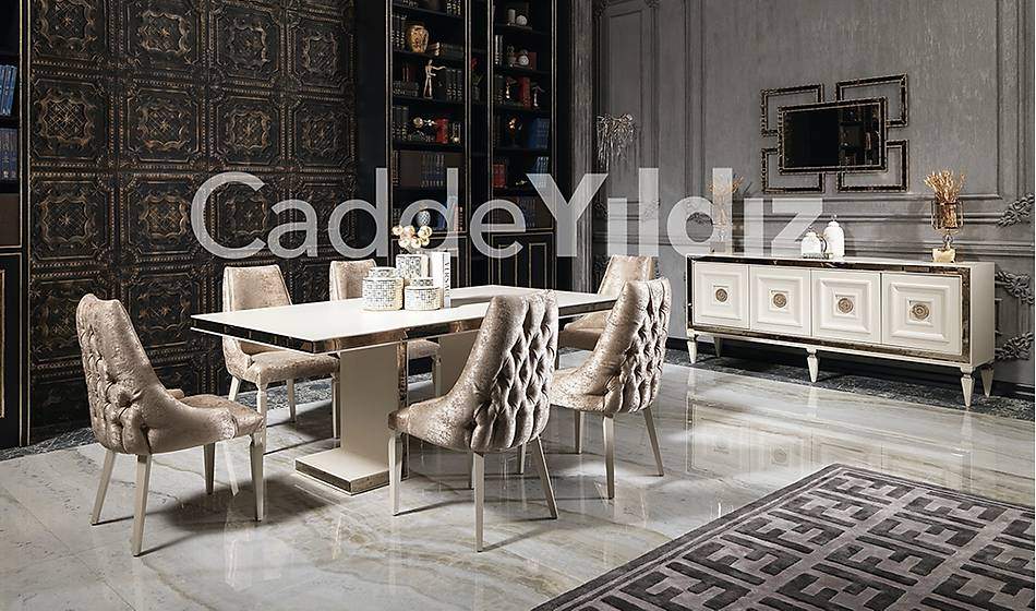 Varna Krem Luxury Yemek Odası