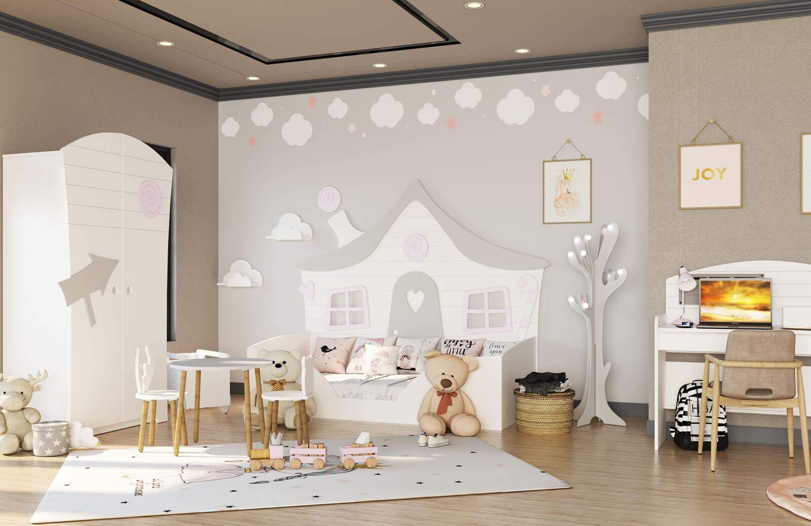 Pencereli Ev Montessori Çocuk Odası