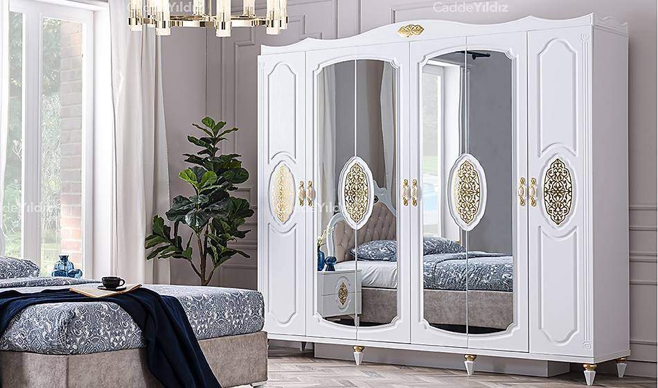 Dalaman 6 Kapılı Mdf Gardrop