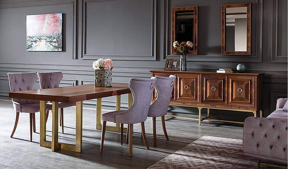 Lusso Gold Yemek Odası