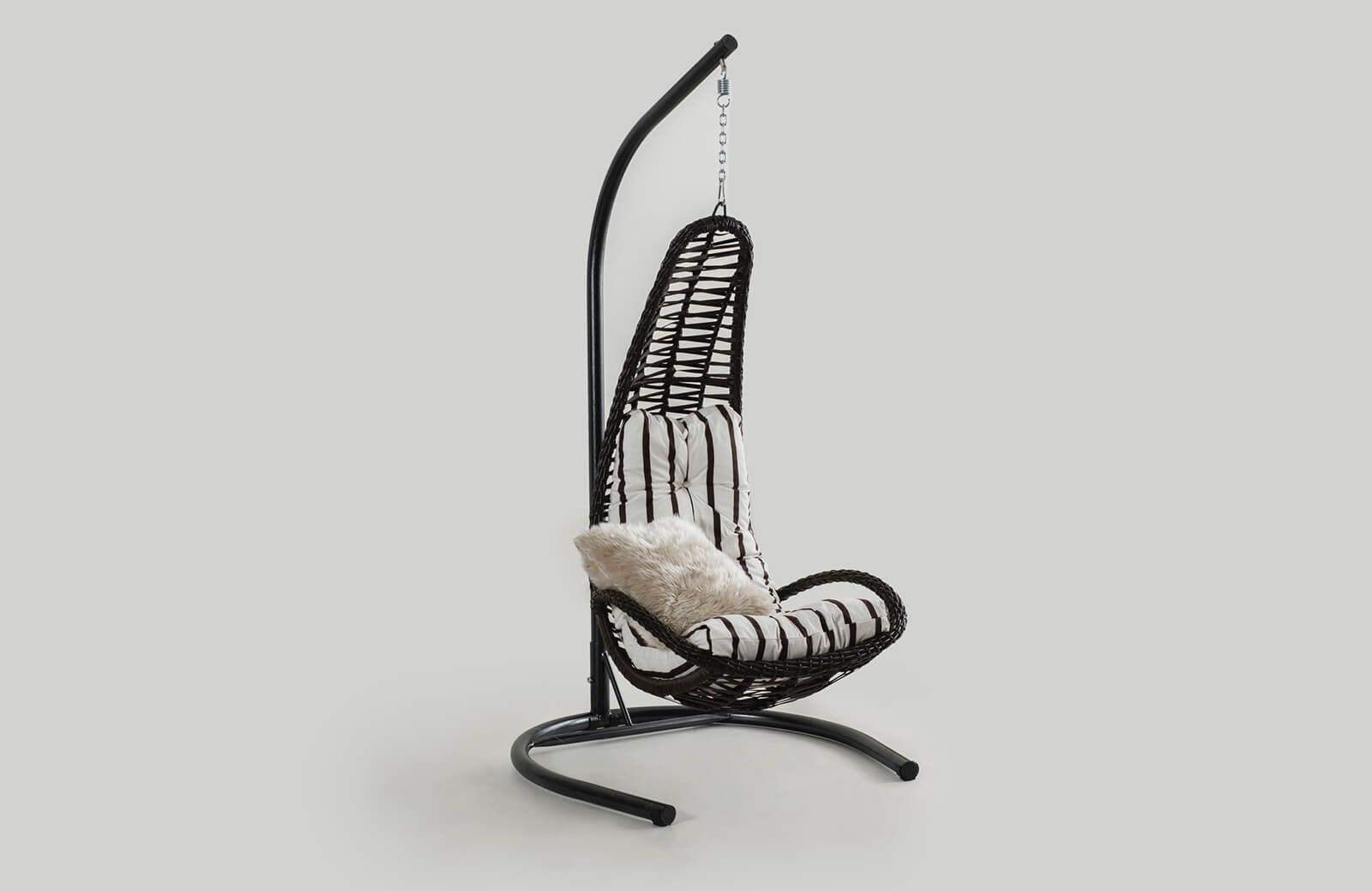 Rattan Bahçe - Balkon Salıncağı - Zebra Minder Cv-01 Salıncak