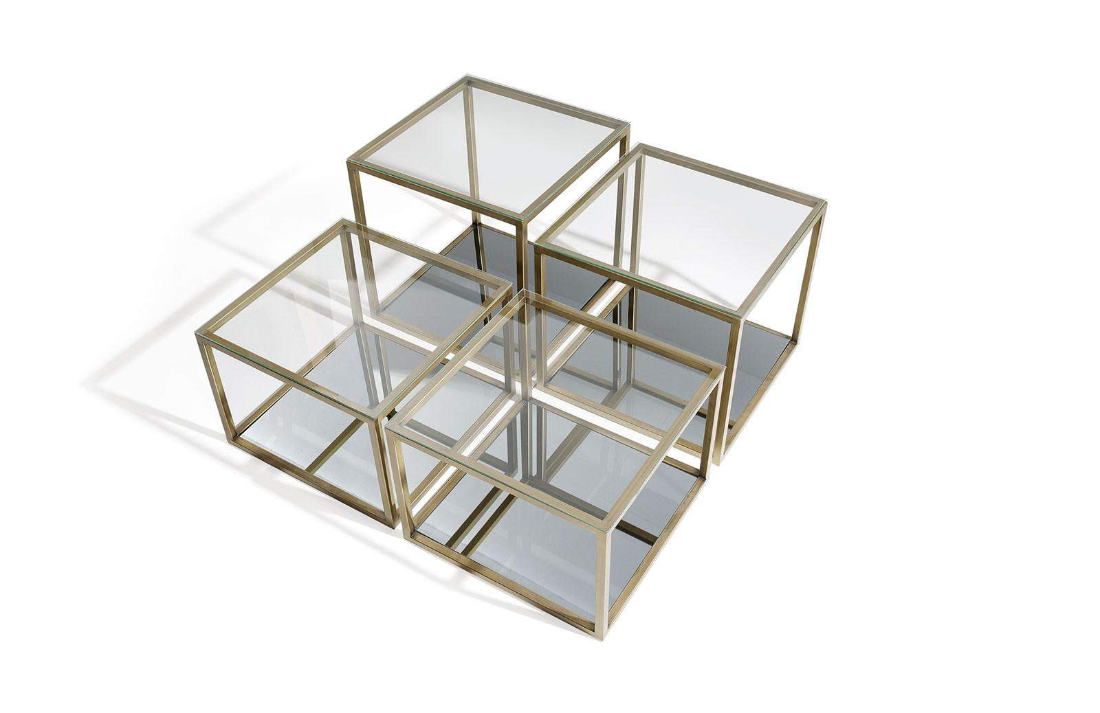 Küp Orta Sehpa Seti Gold Engc-sf-5965