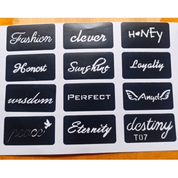 Monalisa Home 12 Adet Figürlü Geçici Dövme