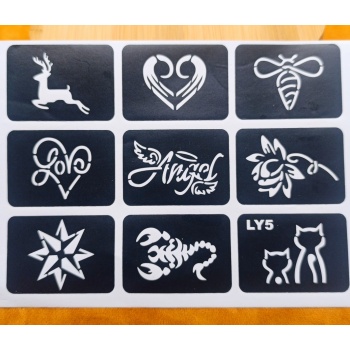 Monalisa Home 9 Adet Figürlü Geçici Dövme