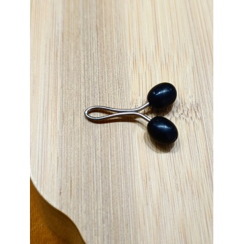 Monalisa Home Lüks Siyah Eşarp İğnesi