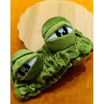 Monalisa Home Lüks Peluşlu Figürlü Saç Bandana