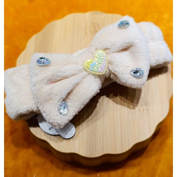 Monalisa Home Lüks Peluşlu Figürlü Saç Bandana