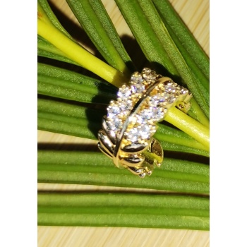 Monalisa Home Lüks Çelik Gold Renk Kıkırdak Küpe