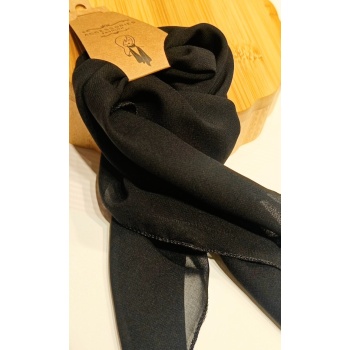 Monalisa Home Lüks Siyah Gösterişli Saç Flar Bandana