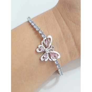 Monalisa Home Lüks  Gösterişli Taşlı Kelebek Motifli  Bileklik