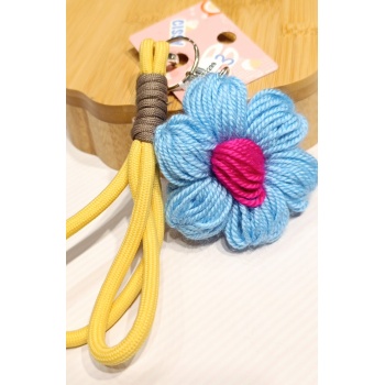 Monalisa Home Örme Çiçek Desenli  Gösterişli  Anahtarlık