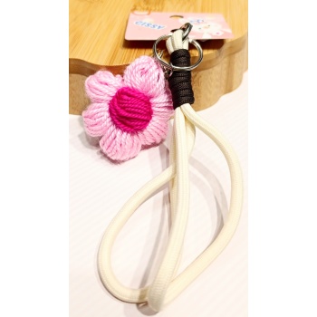 Monalisa Home Örme Çiçek Desenli  Gösterişli  Anahtarlık