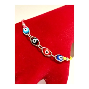 Monalisa Home Lüks Gösterişli Renkli Zarif İp Halhal