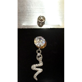 Monalisa Home Gümüş Renk Lüks Figürlü Gösterişli Göbek Pirsing