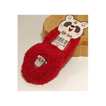 Monalisa Home 3-5 Yaş Gösterişli Yumoş Kırmızı Renk  Çocuk Patik Çorap