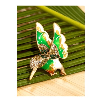 Monalisa Home Kuş Figürlü Broş