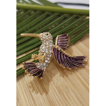 Monalisa Home Kuş Figürlü Broş