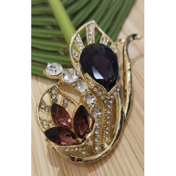 Monalisa Home Çiçek Figürlü Broş