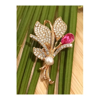 Monalisa Home Çiçek Figürlü Broş