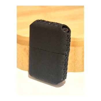 Monalisa Home Renkli Gerçek Deri Kılıflı Özel Tasarım Benzinli Çakmak