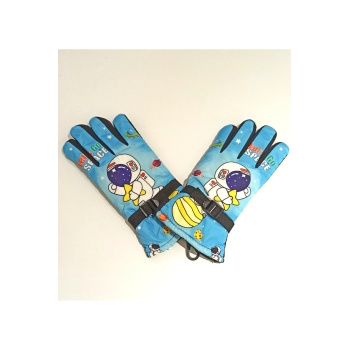 Monalisa Home Renkli Gösterişli Figürlü İçi Peluşlu Eldiven