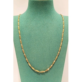 Monalisa Home Lüks Gösterişli Parlak Zincir Çelik Erkek Kolye