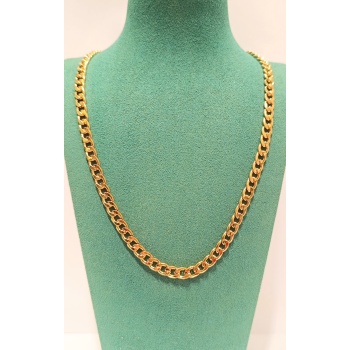 Monalisa Home Lüks Gösterişli Parlak Zincir Çelik Erkek Kolye