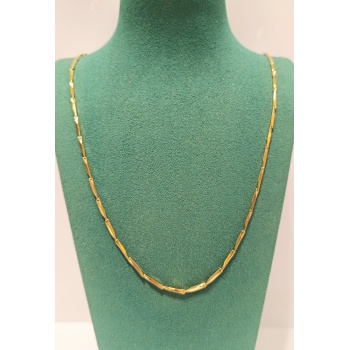 Monalisa Home Lüks Gösterişli Parlak Zincir Çelik Erkek Kolye