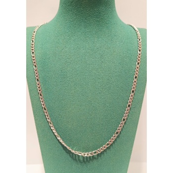 Monalisa Home Lüks Gösterişli Parlak Zincir Çelik Erkek Kolye