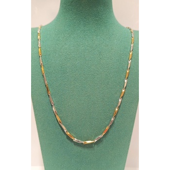 Monalisa Home Lüks Gösterişli Parlak Zincir Çelik Erkek Kolye