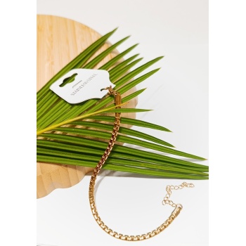 Monalisa Home Lüks Gösterişli Parlak Zincir Çelik Erkek Bileklik