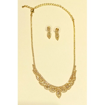 Monalisa Home Lüks Kolye Küpe Seti