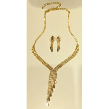 Monalisa Home Lüks Kolye Küpe Seti