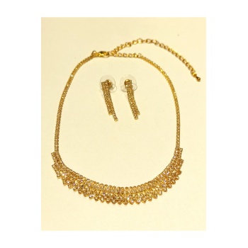 Monalisa Home Lüks Kolye Küpe Seti