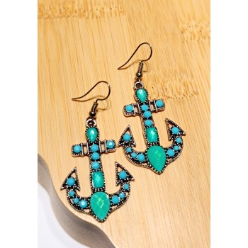 Monalisa Home Lüks Renkli Figürlü Otantik Küpe