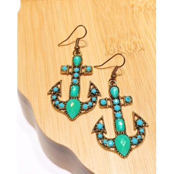 Monalisa Home Lüks Renkli Figürlü Otantik Küpe