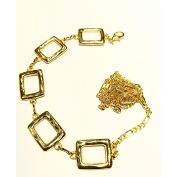 Monalisa Home Sarı Renk Altın Görünümlü Figürlü Bel Zinciri