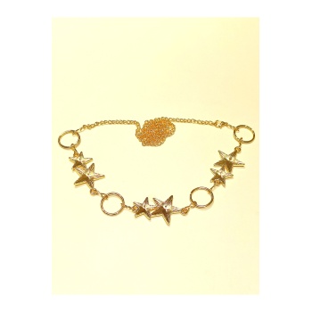 Monalisa Home Sarı Renk Altın Görünümlü Figürlü Bel Zinciri