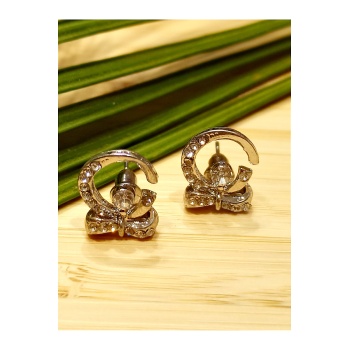 Monalisa Home  Taşlı incilil  Figürlü Minik Lüks Küpe