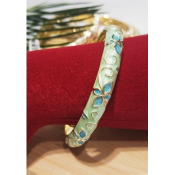 Monalisa Home Mineli Kelepçeli Sedefli Bileklik