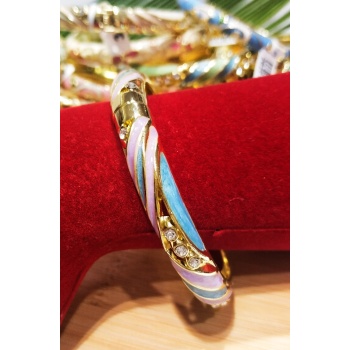 Monalisa Home Mineli Kelepçeli Sedefli Bileklik