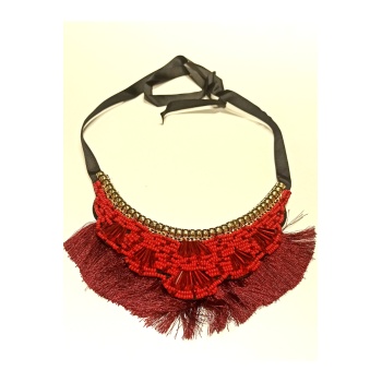 Monalisa Home Lüks Tasarım Taşlı Geleneksel Boyun Sarkaçlı Kolye