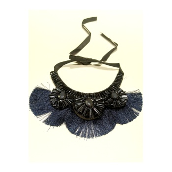 Monalisa Home Lüks Tasarım Taşlı Geleneksel Boyun Sarkaçlı Kolye