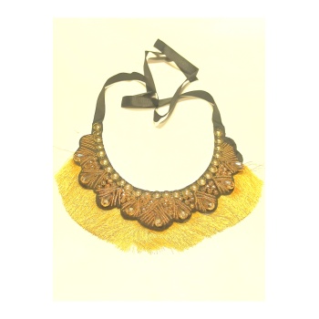 Monalisa Home Lüks Tasarım Taşlı Geleneksel Boyun Sarkaçlı Kolye