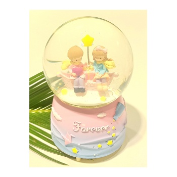 Monalisa Home 15x10 Lüks Renkli Figürlü Gösterişli Kar Küre